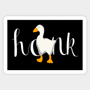 Goose Honk White small Sticker